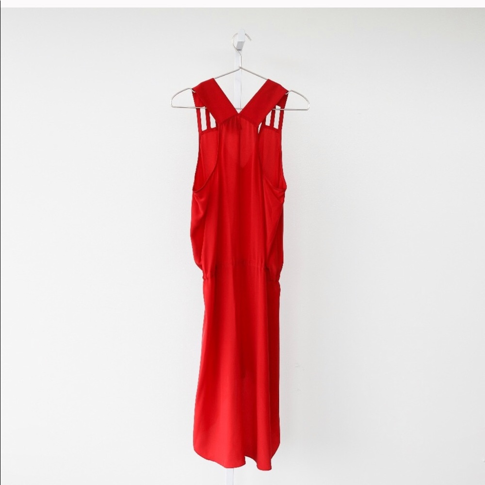 MASON by Michelle Mason red silk dress - Picture 2 of 5